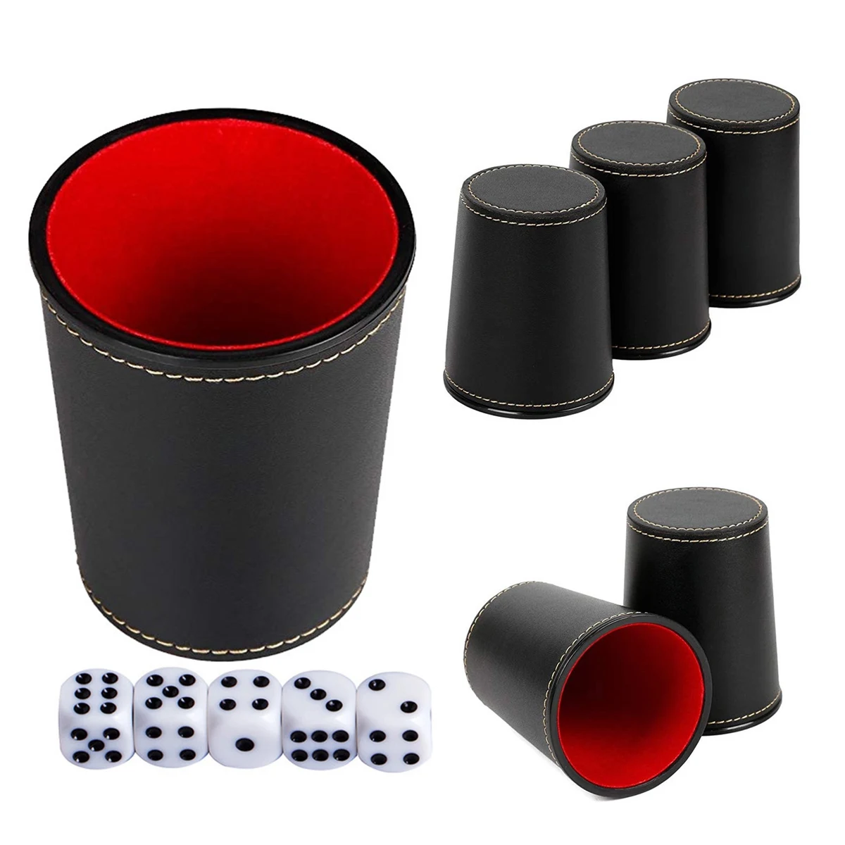 Professional Leather Dice Cups 1