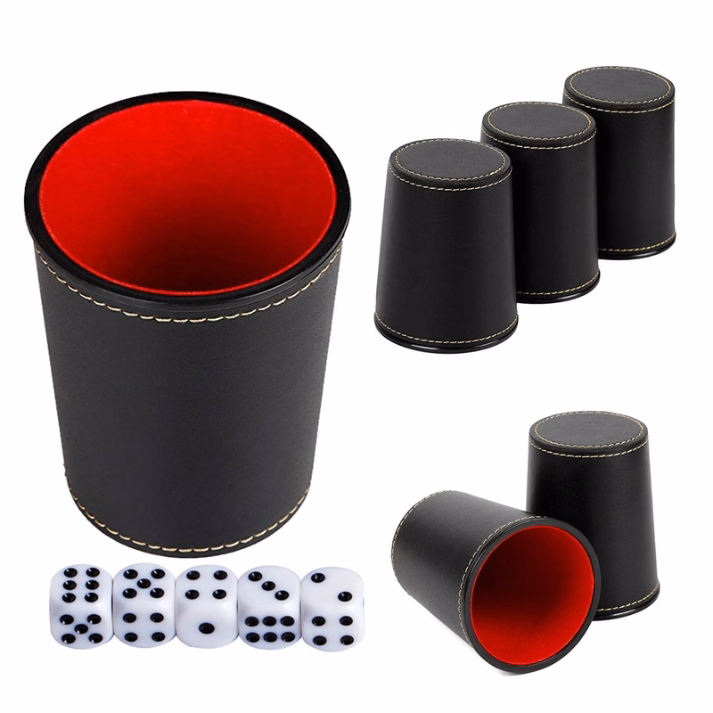 Professional Leather Dice Cups