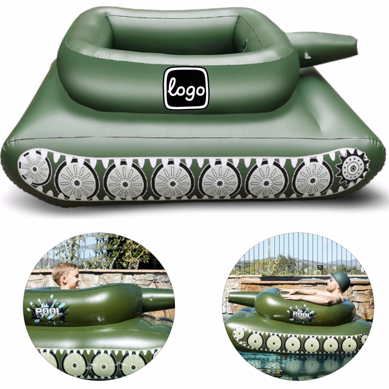 ?Inflatable Water Blast Tank Pool Float