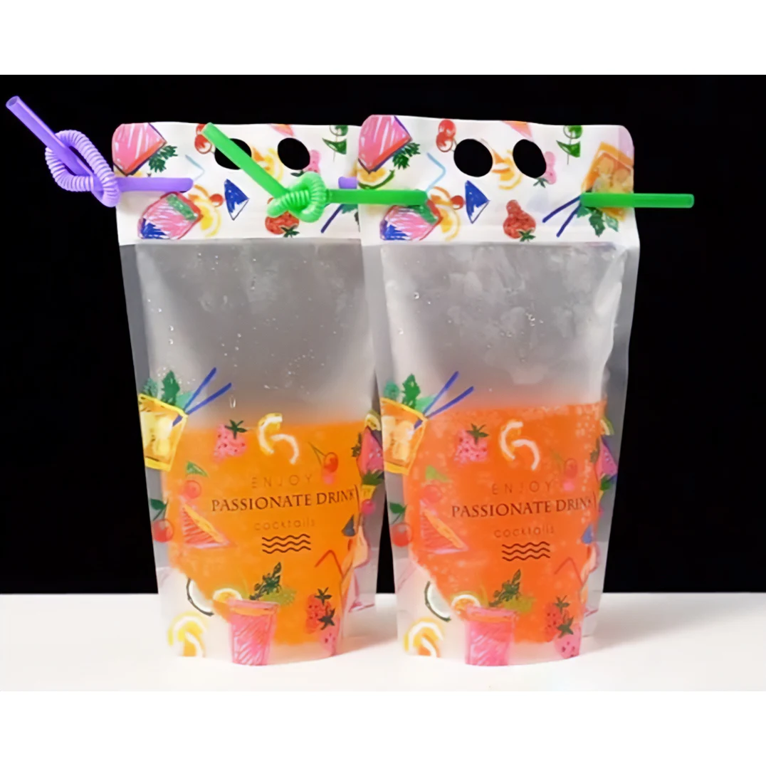 12 OZ. Disposable Drink Pouches 1