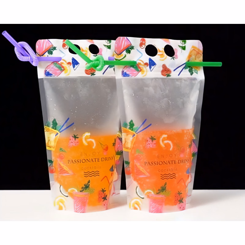 12 OZ. Disposable Drink Pouches
