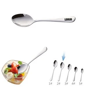 7.08 Inch Classic Coffee Dessert Spoon 1