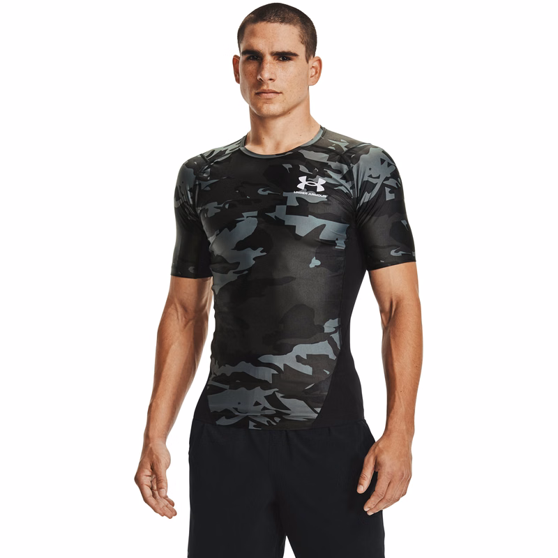 UA Iso-Chill Printed Men's Compression Short Sleeve