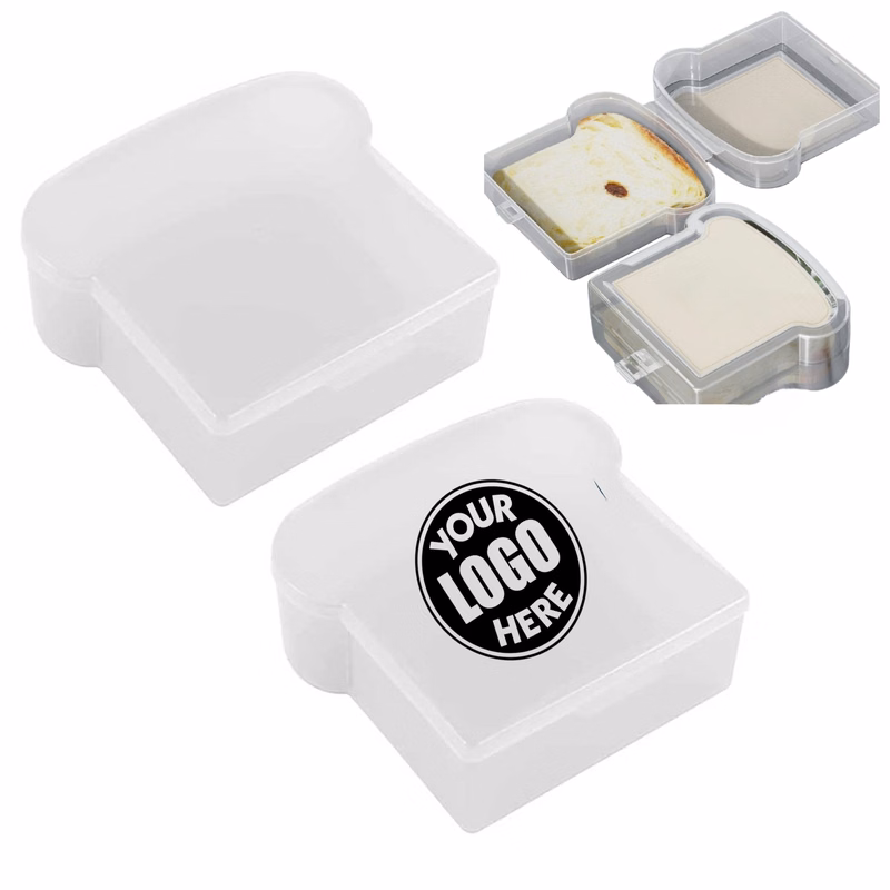 Toast Shaped Sandwich Box Resuable Lunch Prep Box