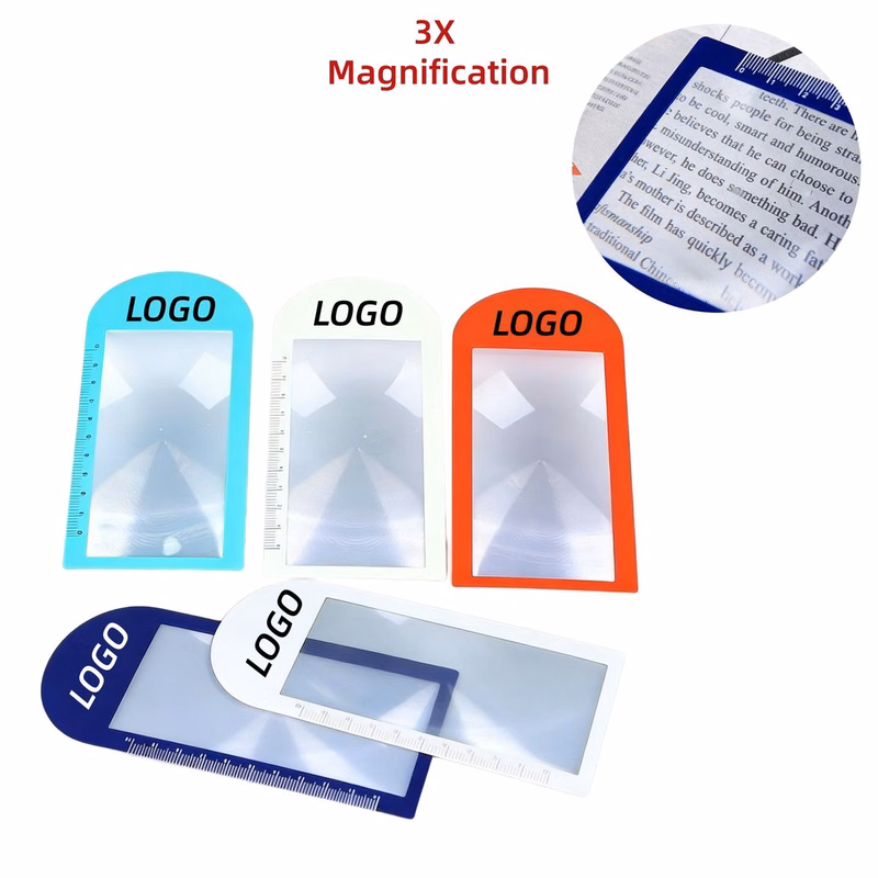3X Bookmark Magnifier With Ruler