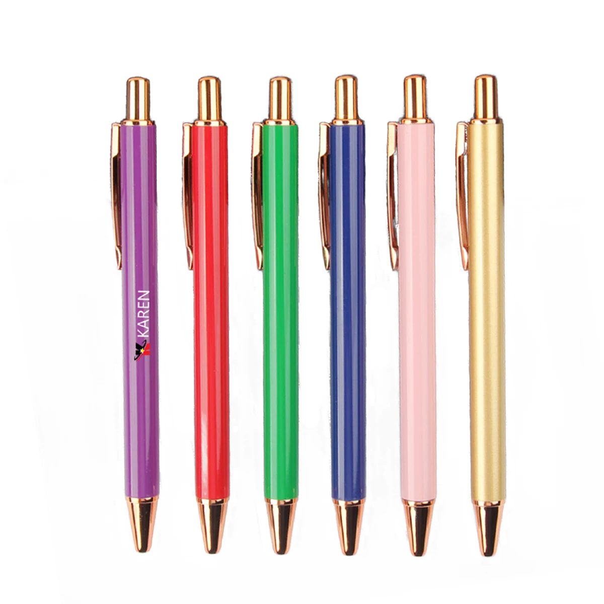 Solid Plastic Barrel Ballpoint Pen 1