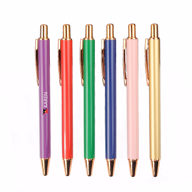Solid Plastic Barrel Ballpoint Pen