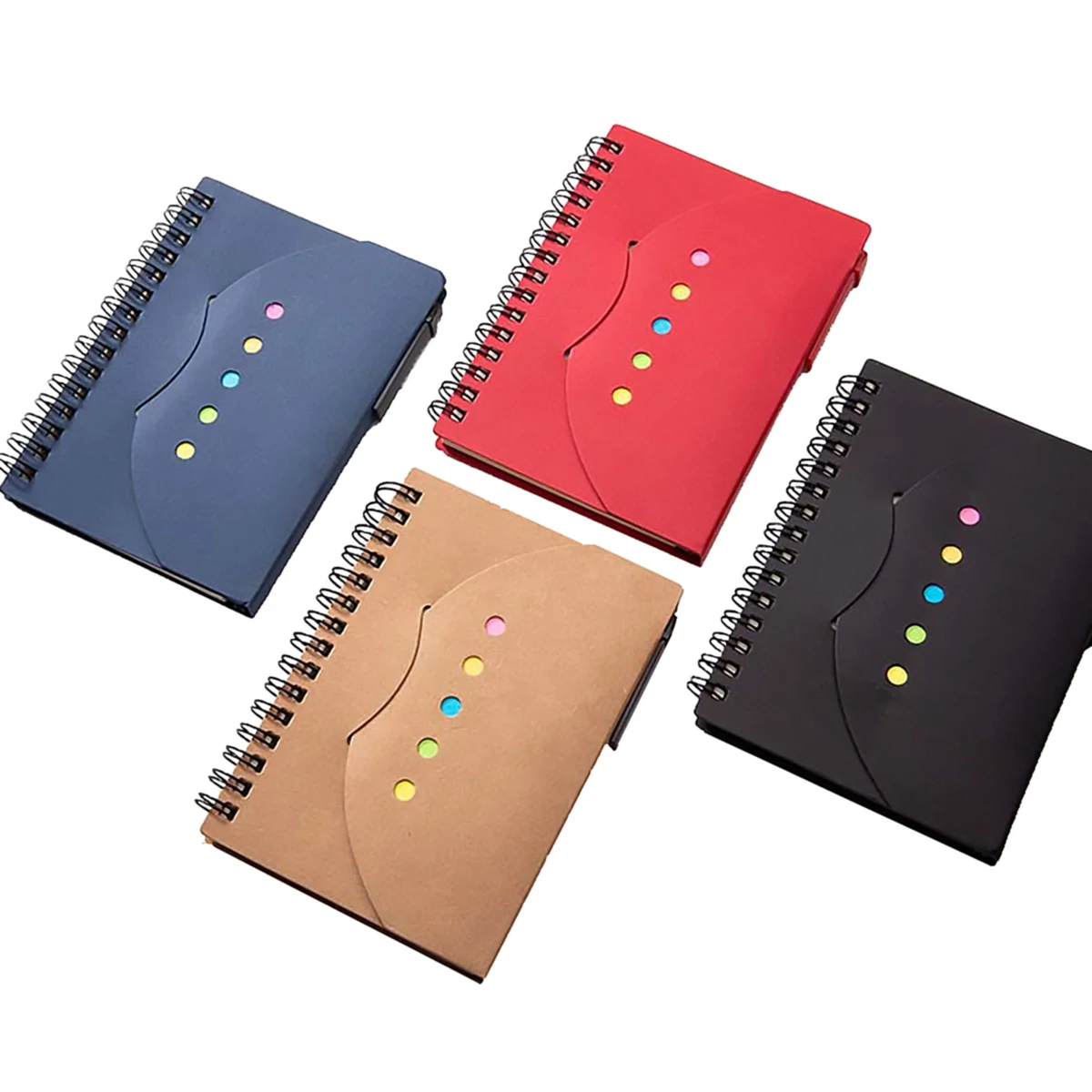 Spiral Notebook w/Sticky Note Set 1