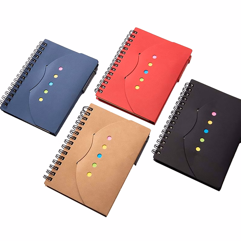 Spiral Notebook w/Sticky Note Set