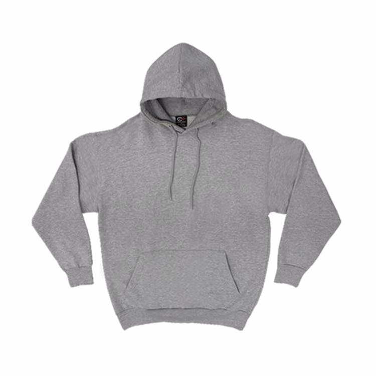 Cotton Plus Hooded Sweatshirts - Gray Large