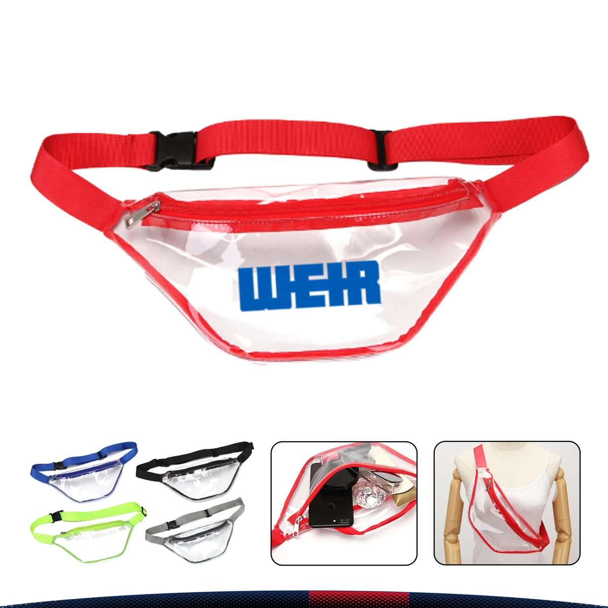 Simn Clear Fanny Pack 1