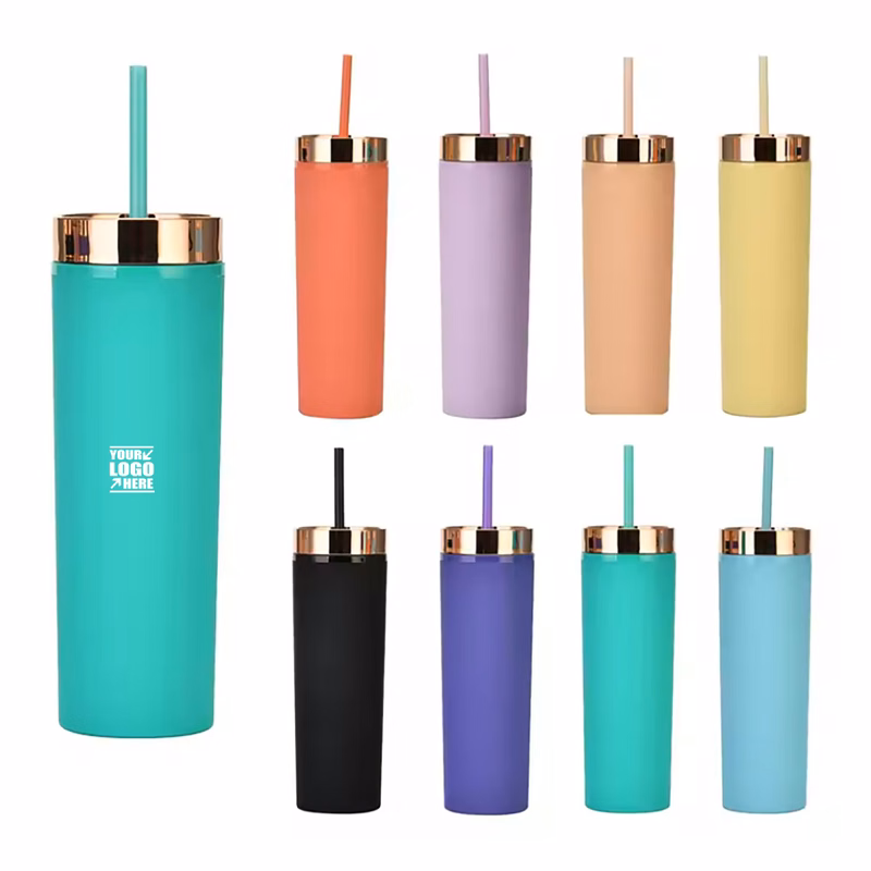 16oz Matte Acrylic Skinny Tumbler
