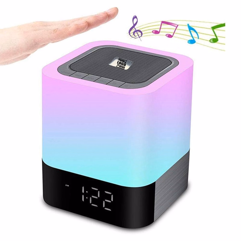 Bluetooth Speaker Night Lights Alarm Clock