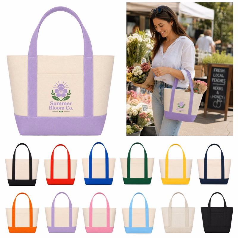 14 oz. Mini Canvas Tote Bag