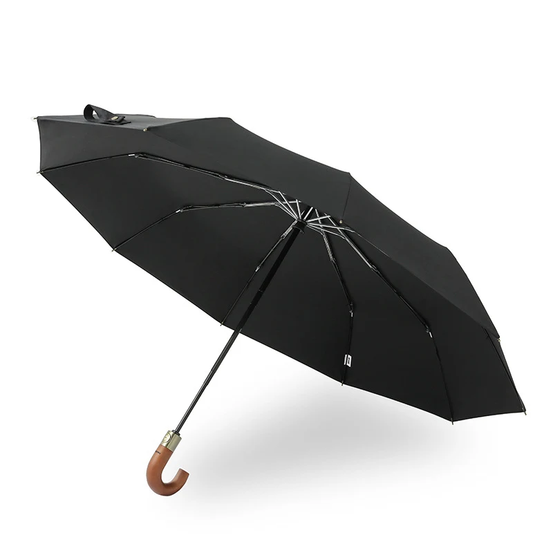 Automatic Wooden-Handle Umbrella 1