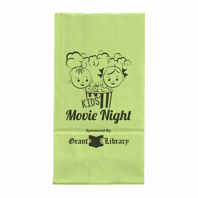 2# Popcorn Bag - Flexo Ink Print
