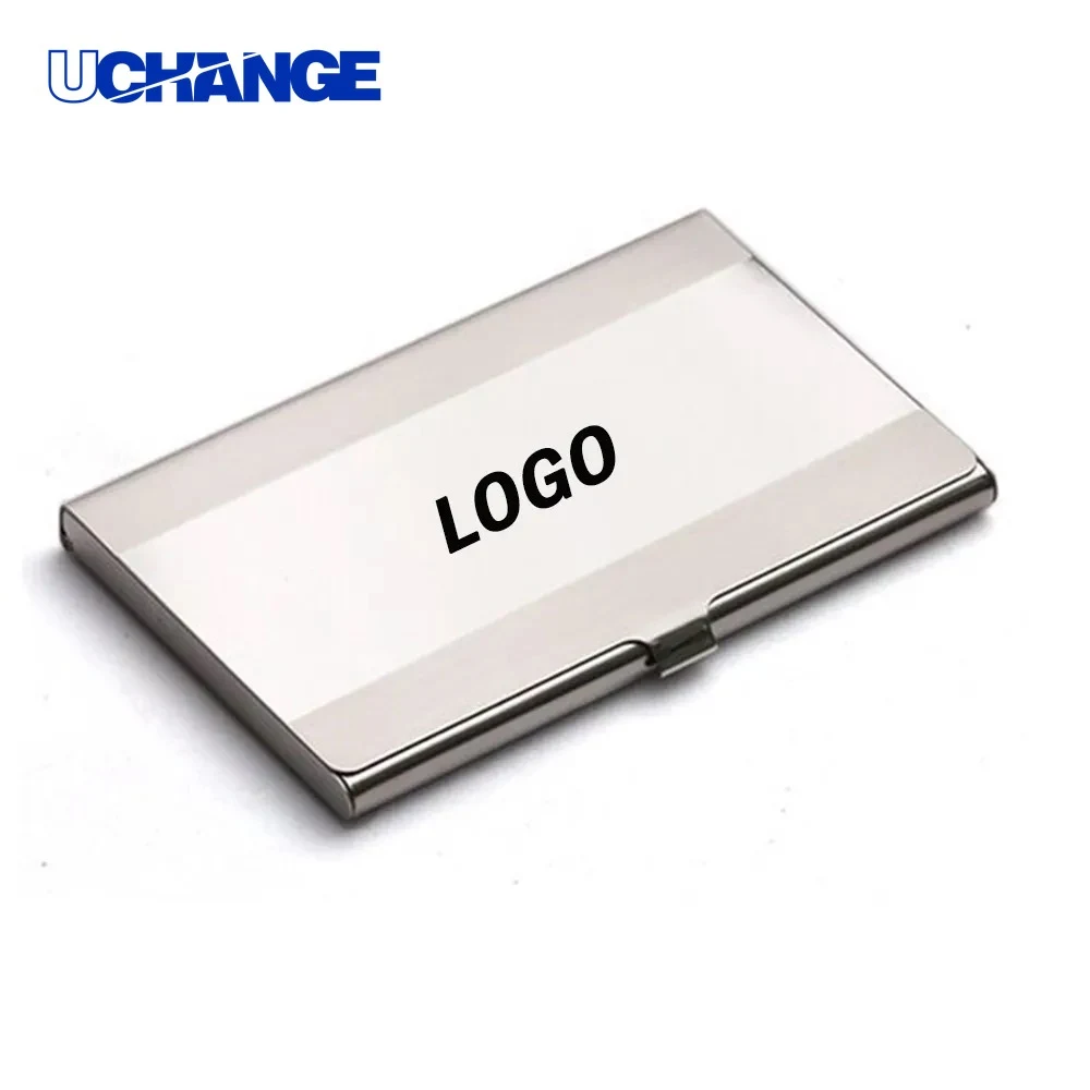 Stainless Steel Business Card Case Polished Office Accessory 1