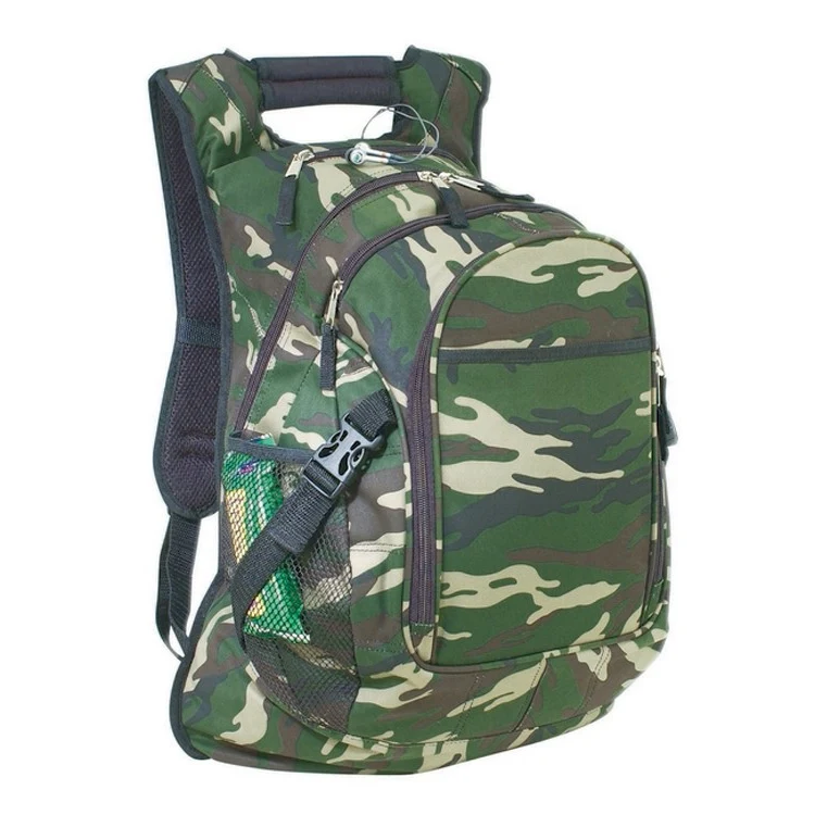 Deluxe Camo Computer Backpack 1