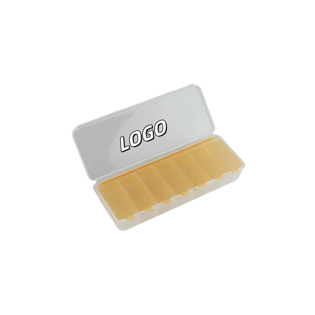 Large Sized Seven Slot Plastic Medicine Box 1