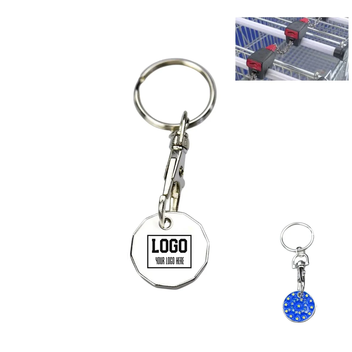 Trolley Coin Keyring 1