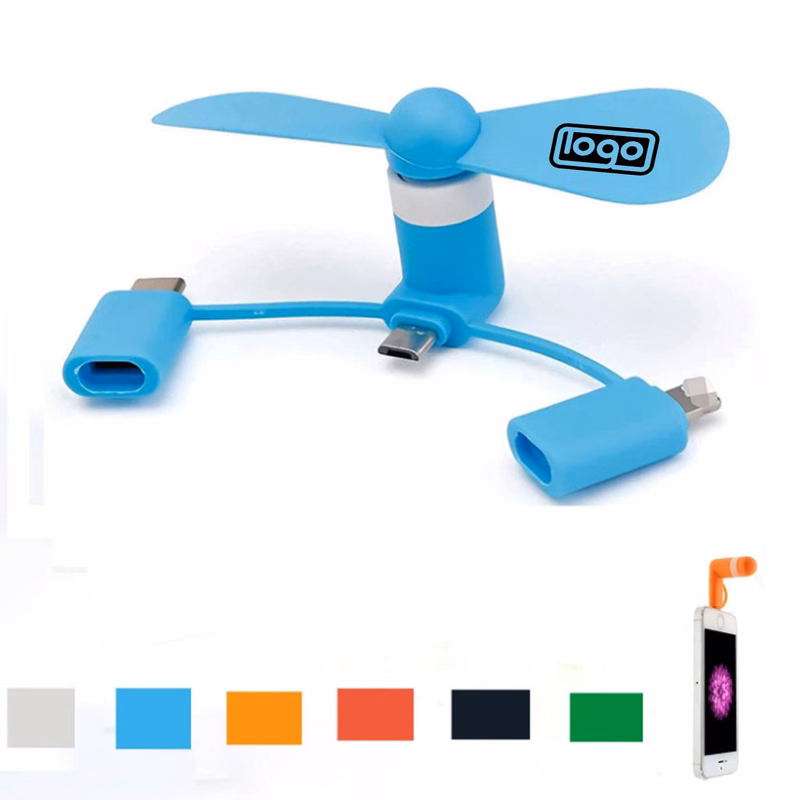 Mobile Phone Mini Data Cable Fan