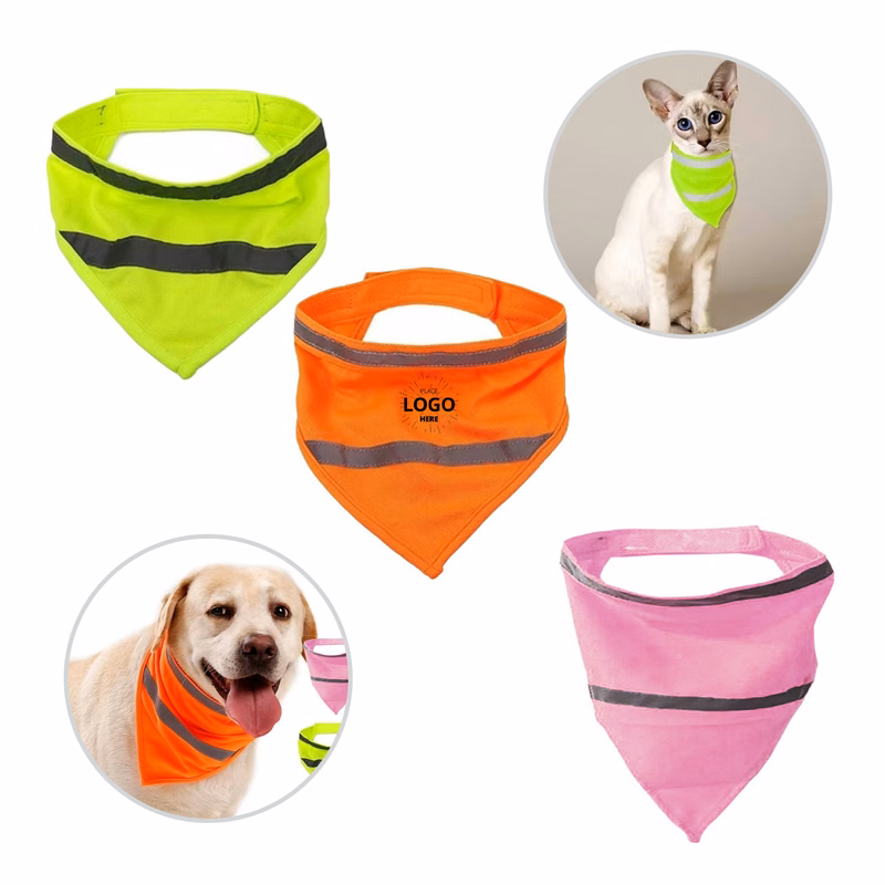 Pets Tringle Reflective Bandana Dogs Puppy Bibs Scarf