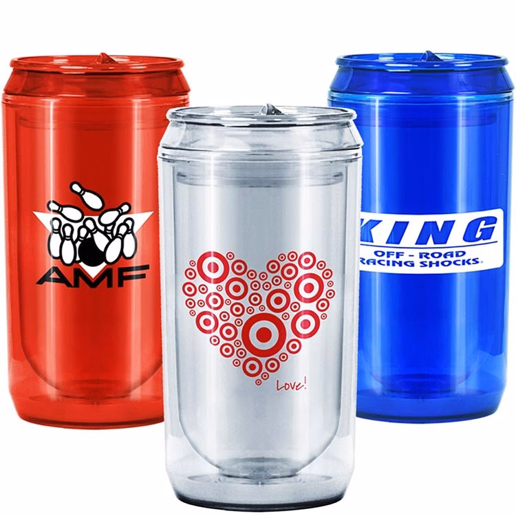 11 Oz. Nova Soda Can Style Acrylic Cup