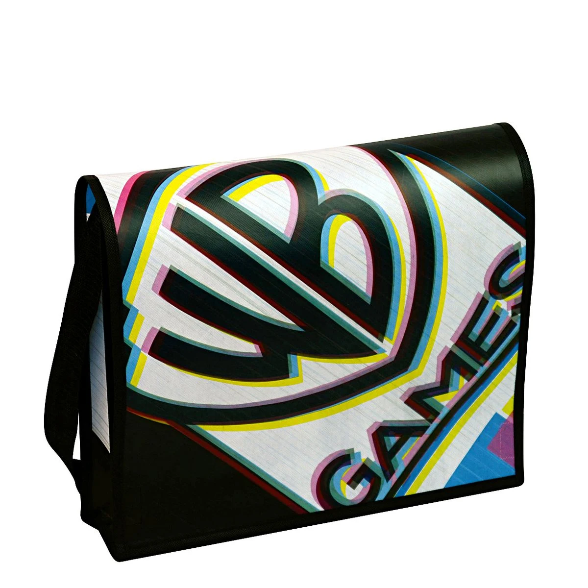 Custom 140g Double Laminated Non-Woven Tradeshow Messenger Bag 14.5"x11"x4" 1