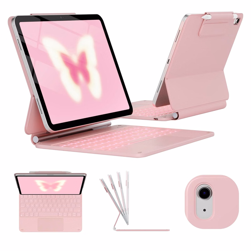 Promotek iBank® Magic Magnetic Bluetooth Keyboard Case for iPad Air 13 inch (M2, 2024). Free Shippin