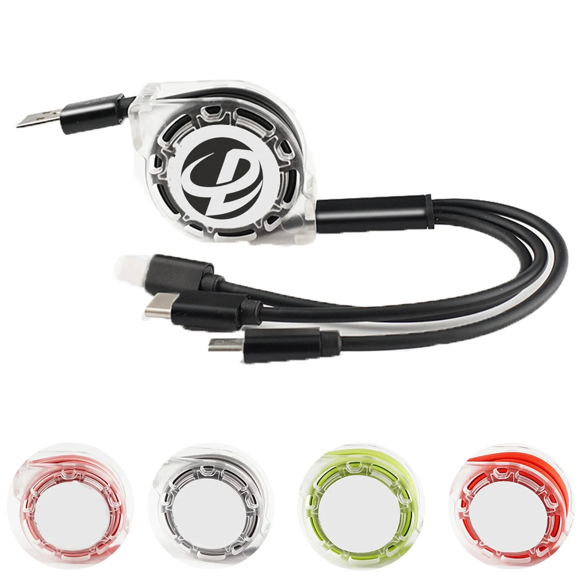 Micro USB Charging Cable 3-in-1 Multi Retractable Lightning 1
