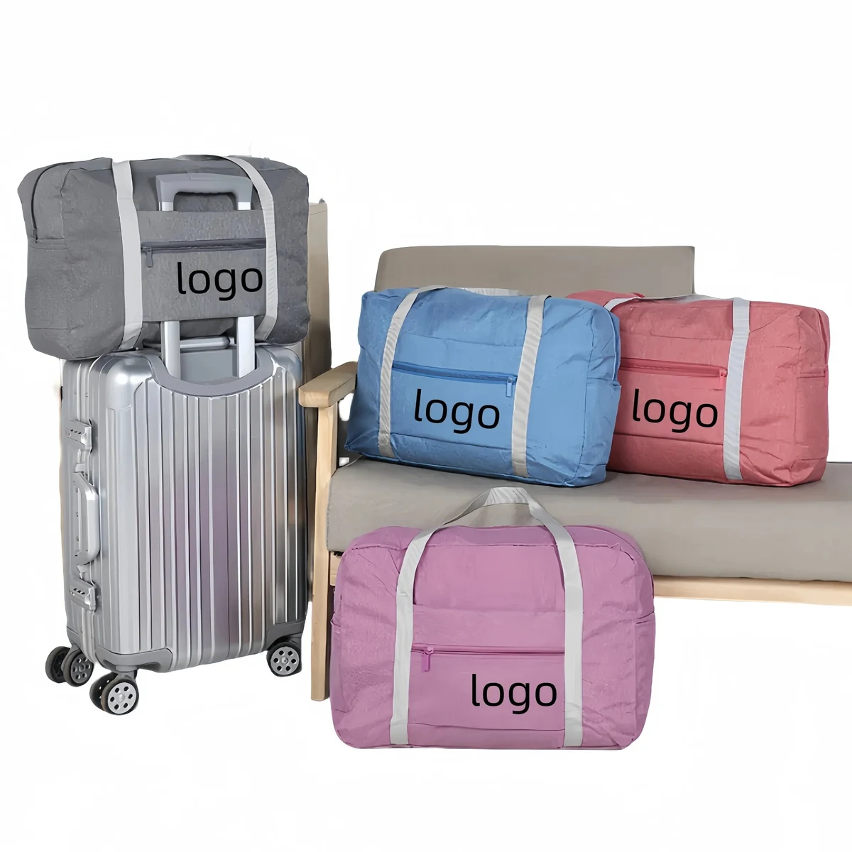 Travel Storage Foldable Zipper Duffel Bag 1