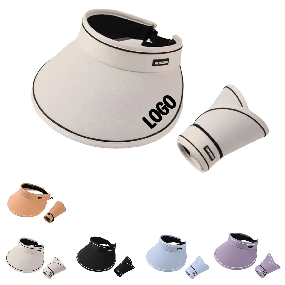 MOQ 20 Piece Open Top Breathable Visor 1