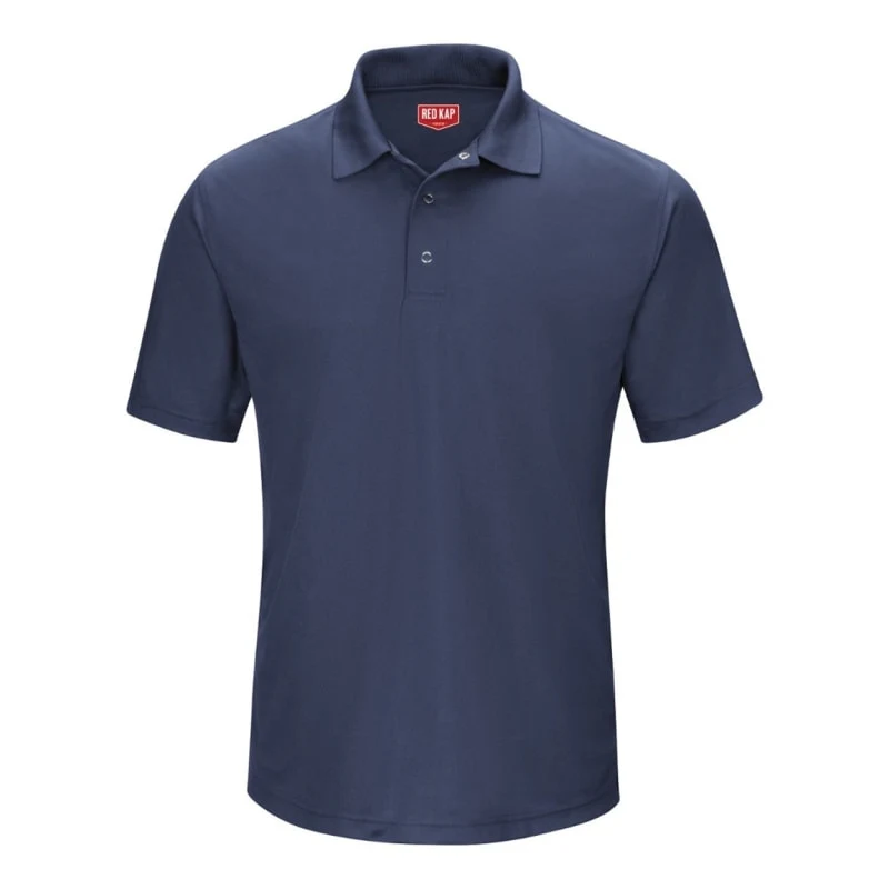 Red Kap Men's Performance Knit Gripper-Front Polo - SK74 1