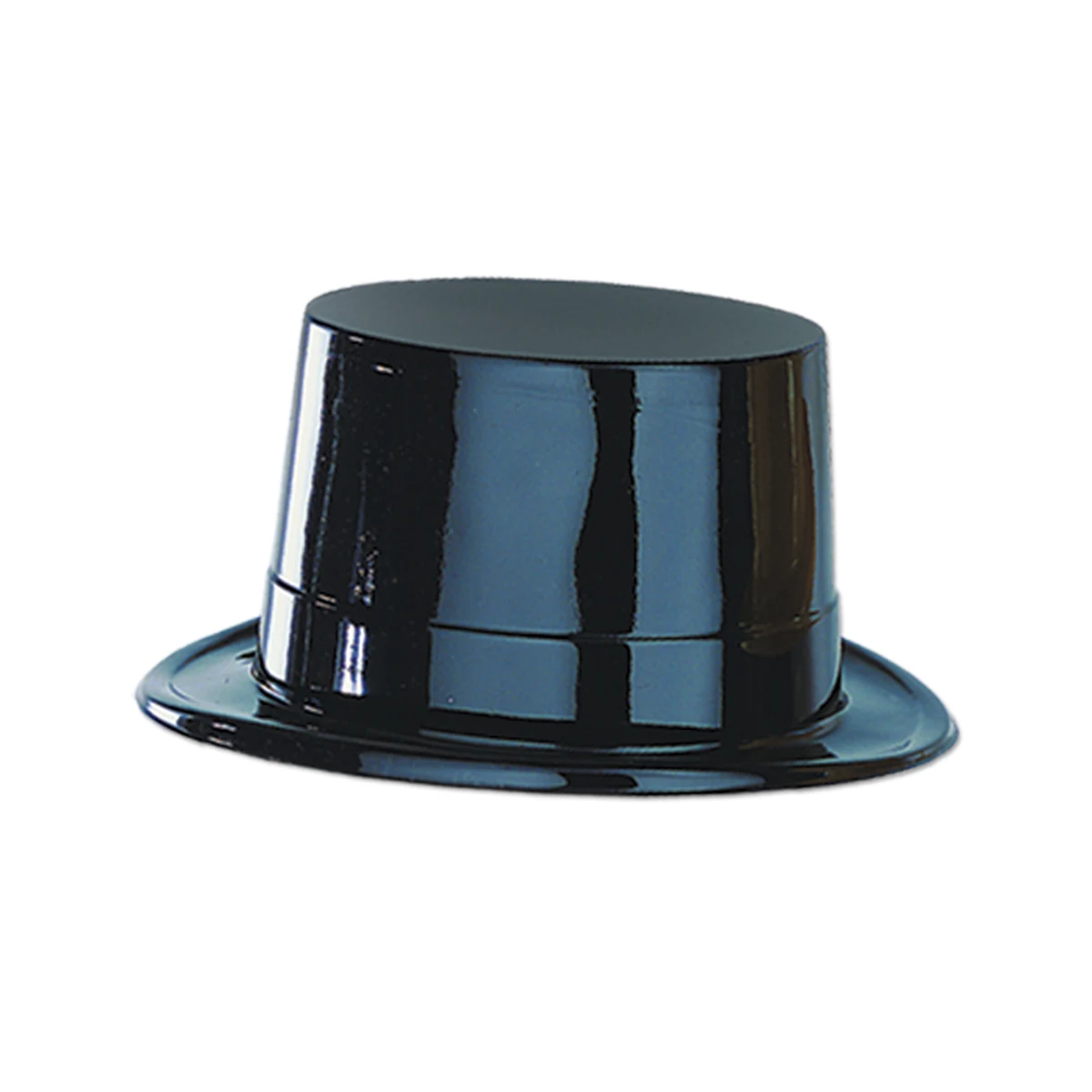 Black Plastic Topper Hat 1