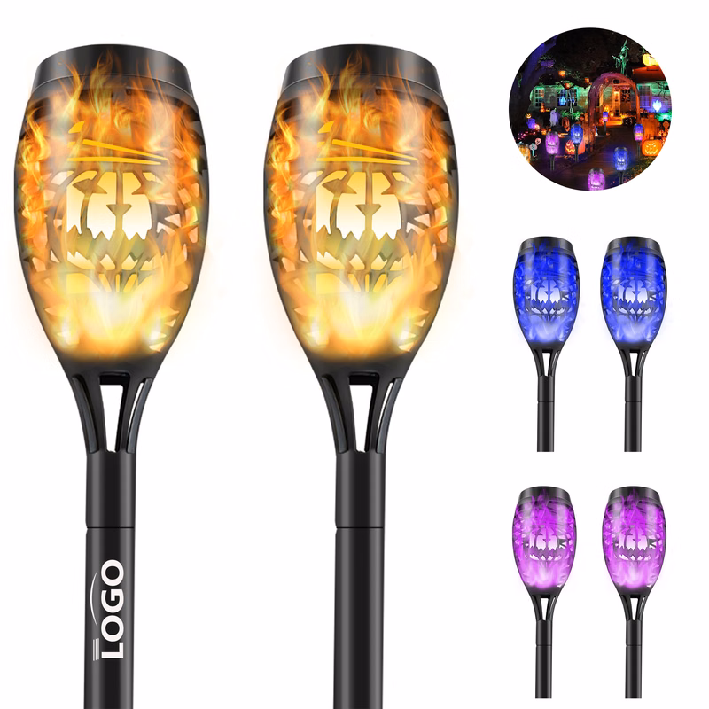 Outdoor Solar Torch Light with Flickering Flame