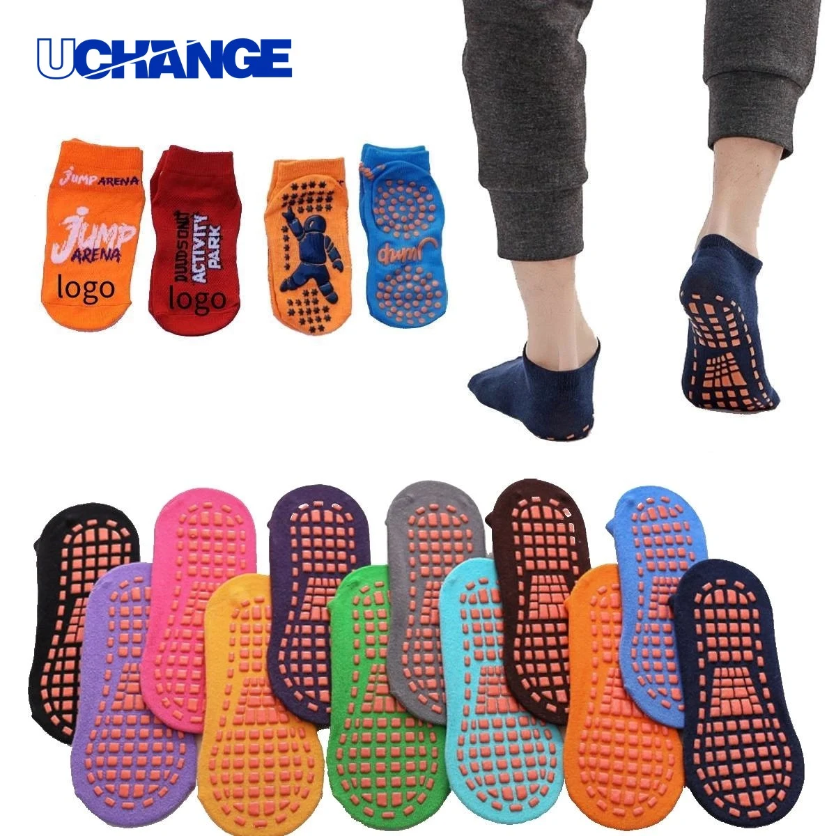 Non-Slip Cotton Trampoline Socks 1