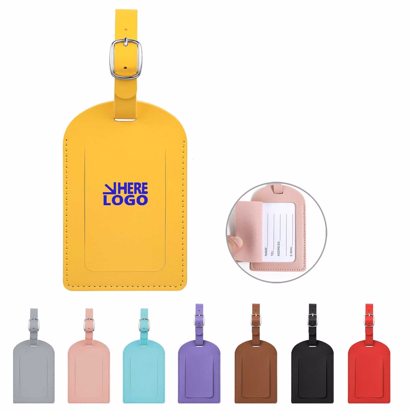 MOQ50 Leather Luggage Tags