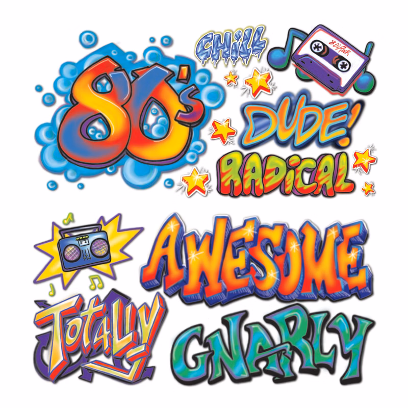 80's Graffiti Props