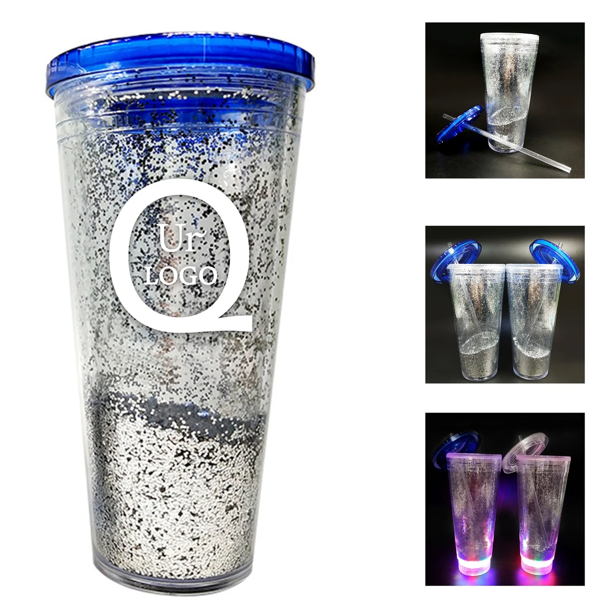 23.7Oz Gold Powder Luminous Cup 1