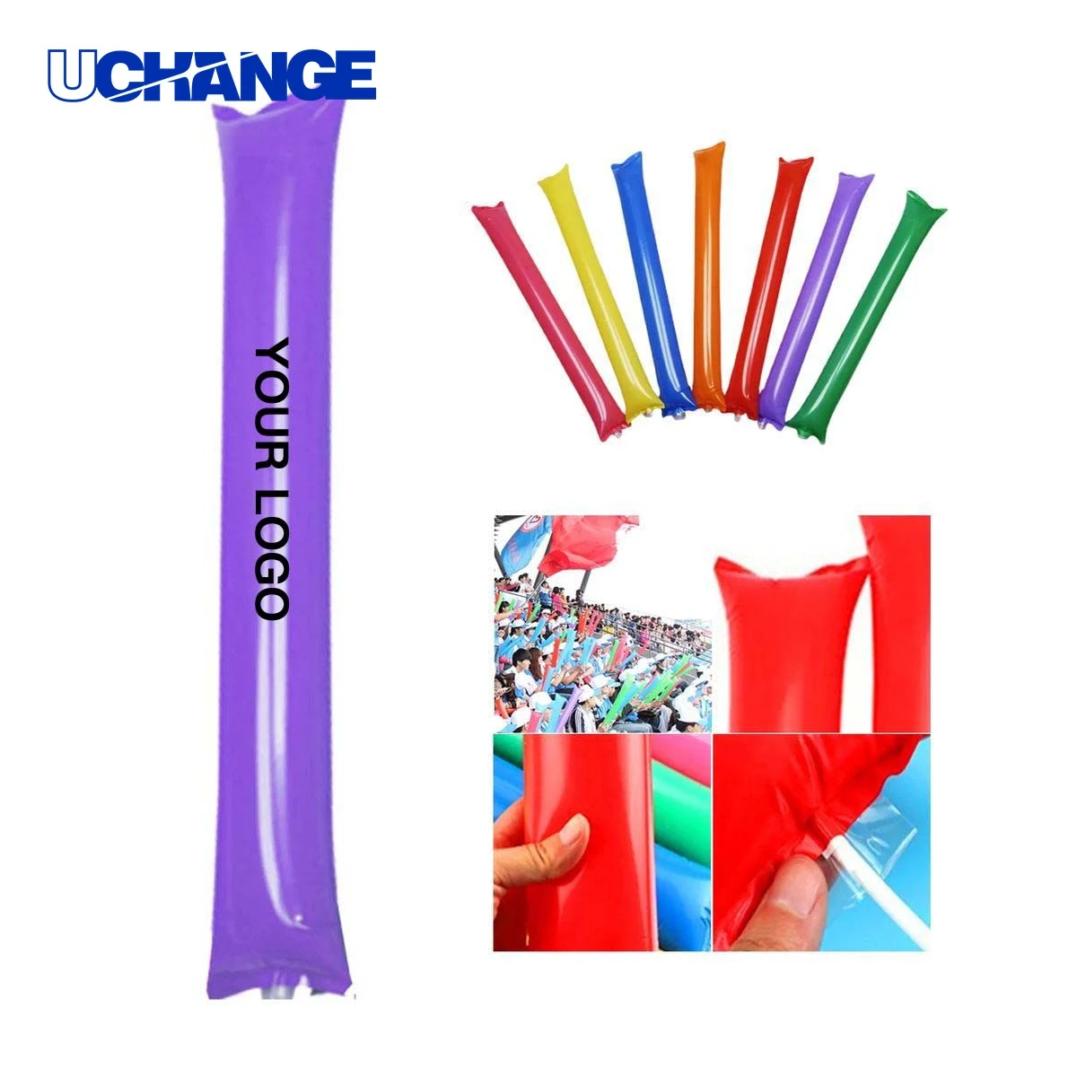 Reusable Inflatable Cheer Sticks for Events 1