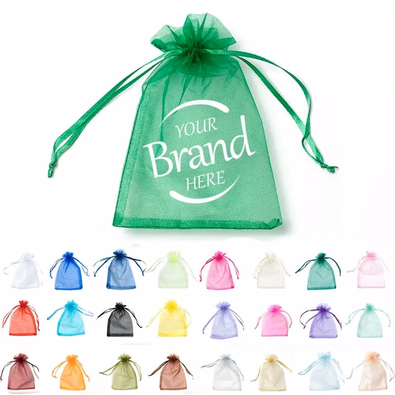 Drawstring Mesh Organza Gift Bag
