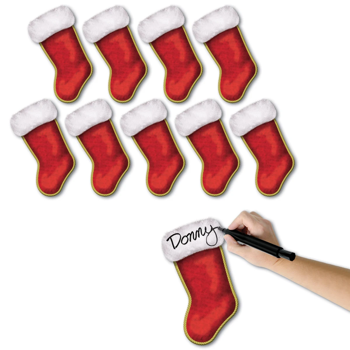 Christmas Stocking Cutouts 1