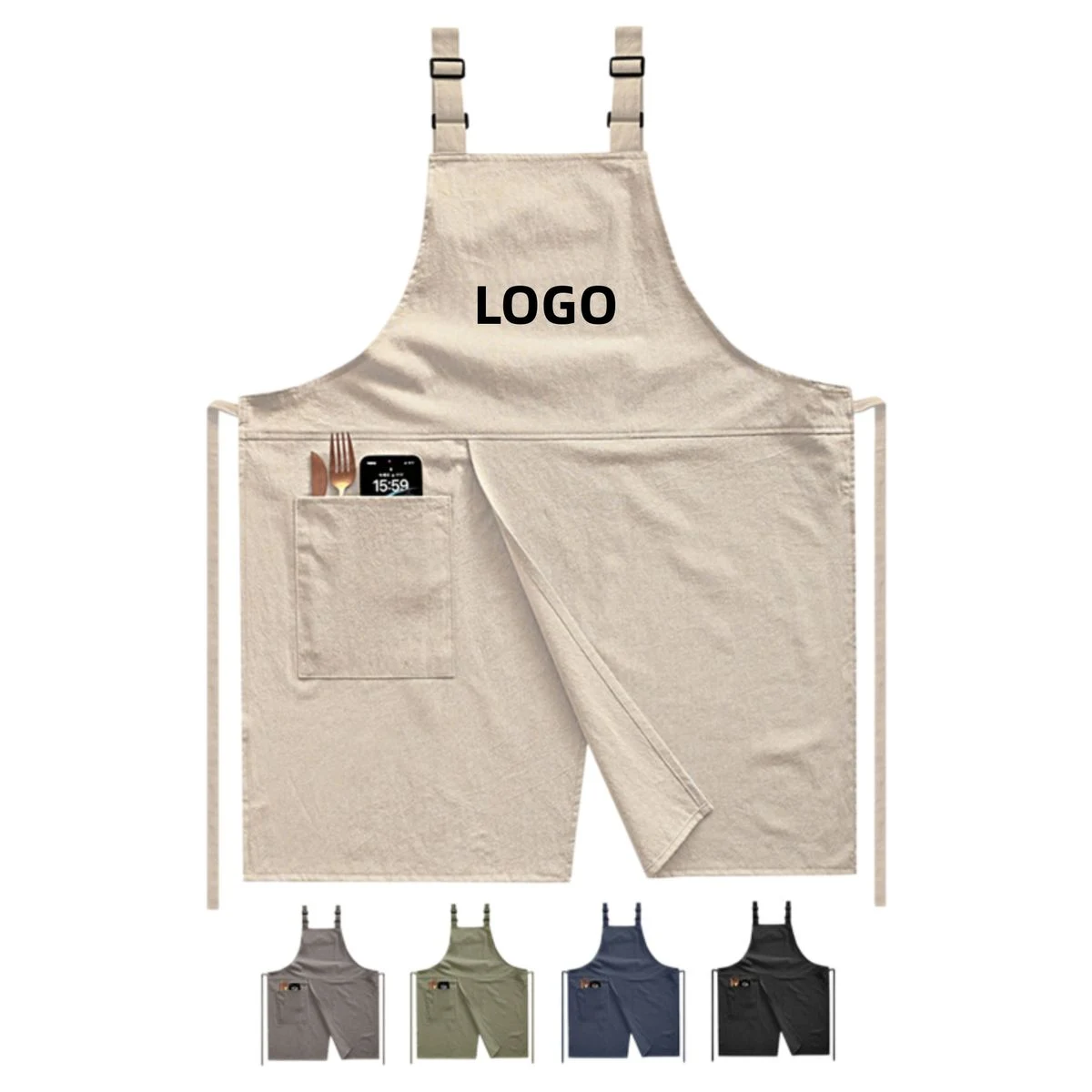 Breathable Gardening Barista Work Apron 1