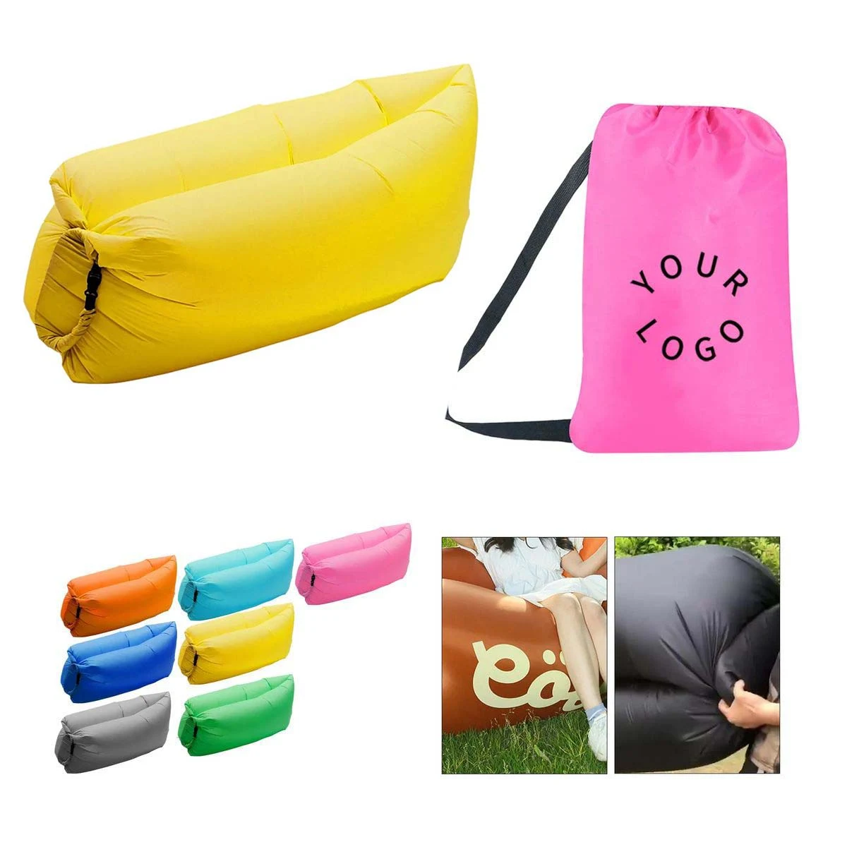 Durable Inflatable Sofa with Easy Cleaning Surface 1