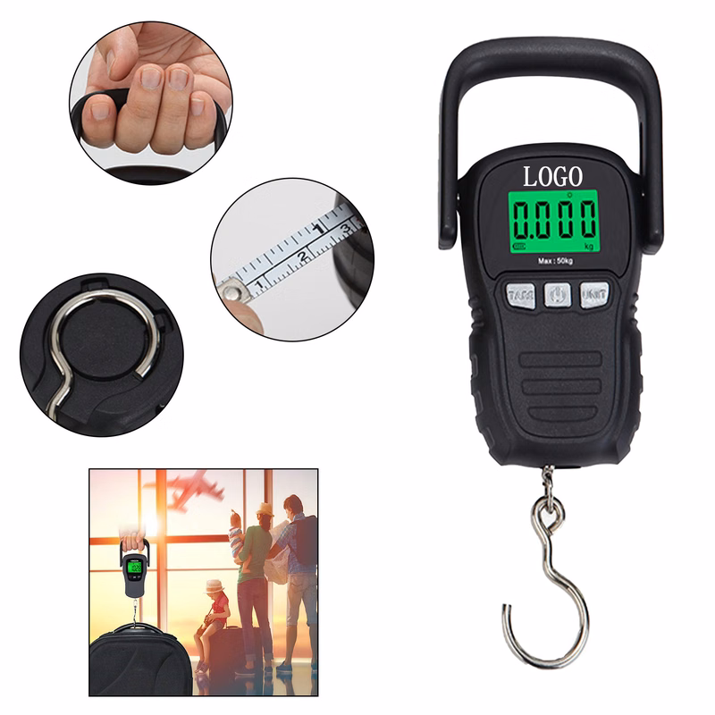 Hanging Hook Scale With Measuring Tape