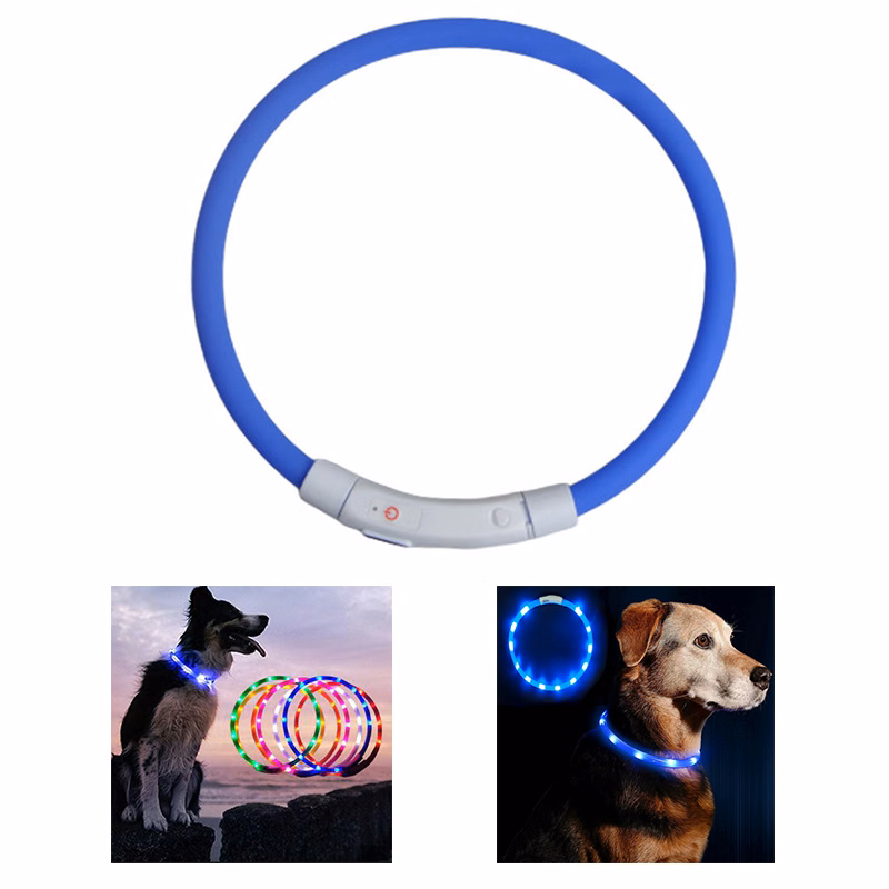 USB Charging Pet Silicone Collar
