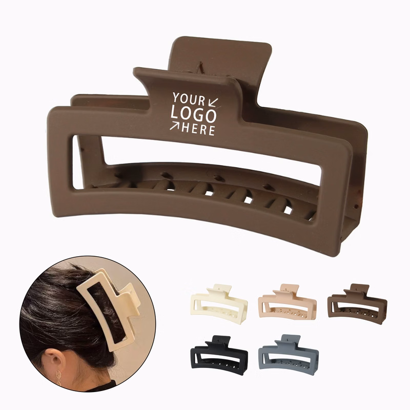 5" Rectangle Hair Claw Clip