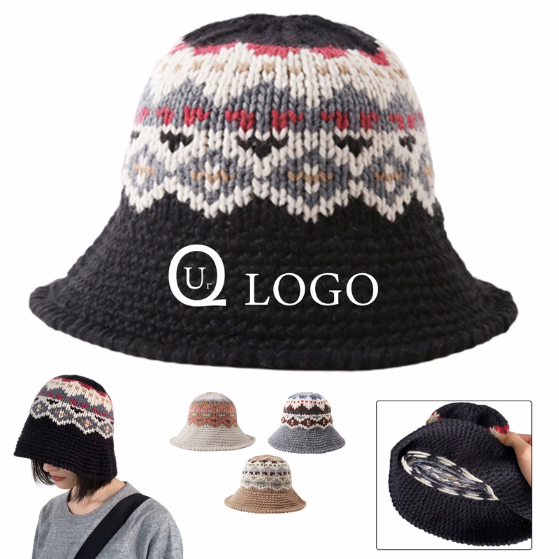 Handmade Knit Bucket Hat