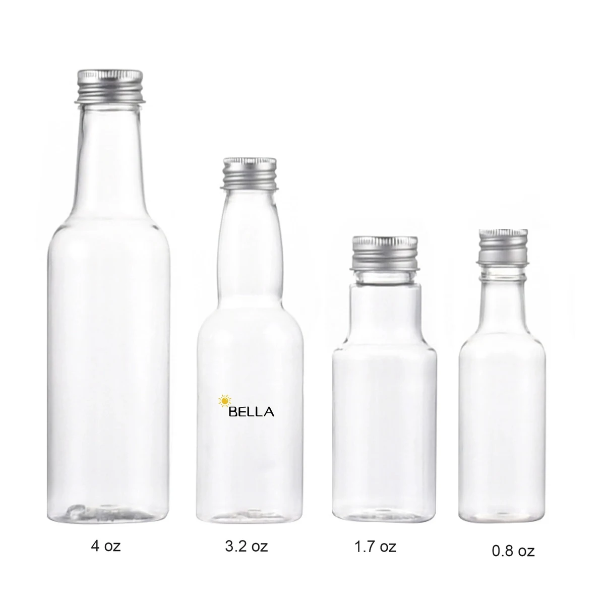 Miniature Salt & Pepper Shaker Set 0.8oz 1.7oz 3.2oz 4oz 1
