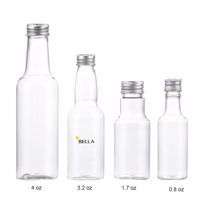 Miniature Salt & Pepper Shaker Set 0.8oz 1.7oz 3.2oz 4oz